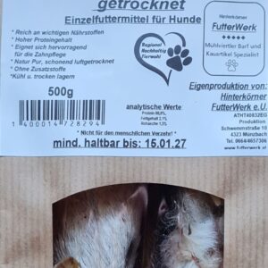 Ziegen Ohren getrocknet 100g