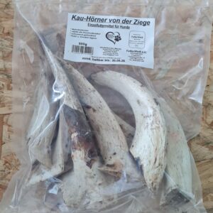 Kau-Hörner von der Ziege getrocknet 500g