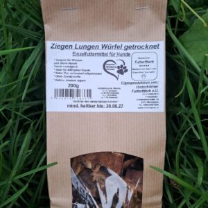 Ziegen Lungen Würfel getrocknet 200g